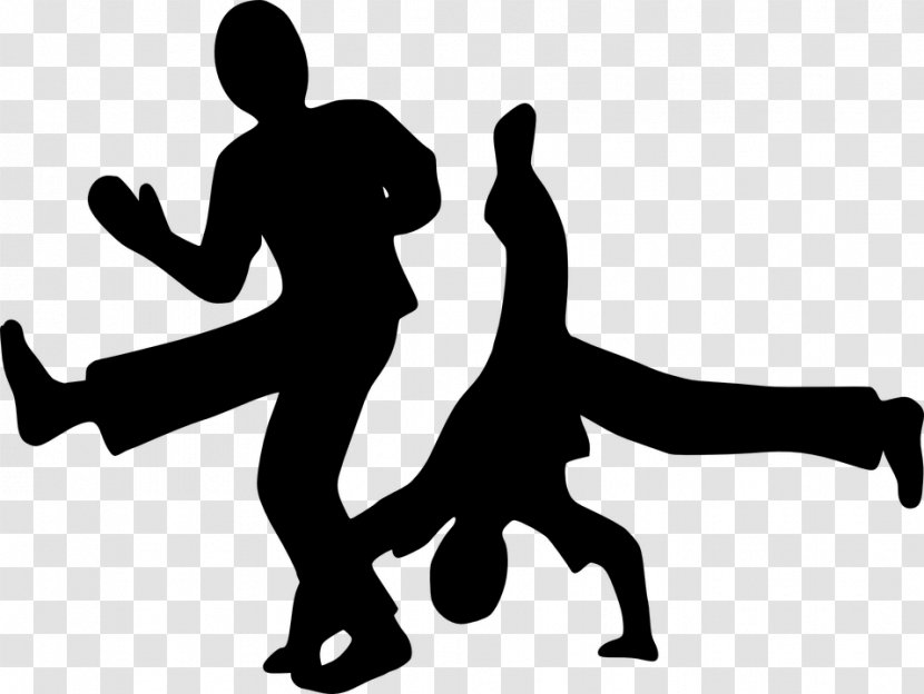 Hip-hop Dance Breakdancing Clip Art - Black And White - Breakdance Transparent PNG