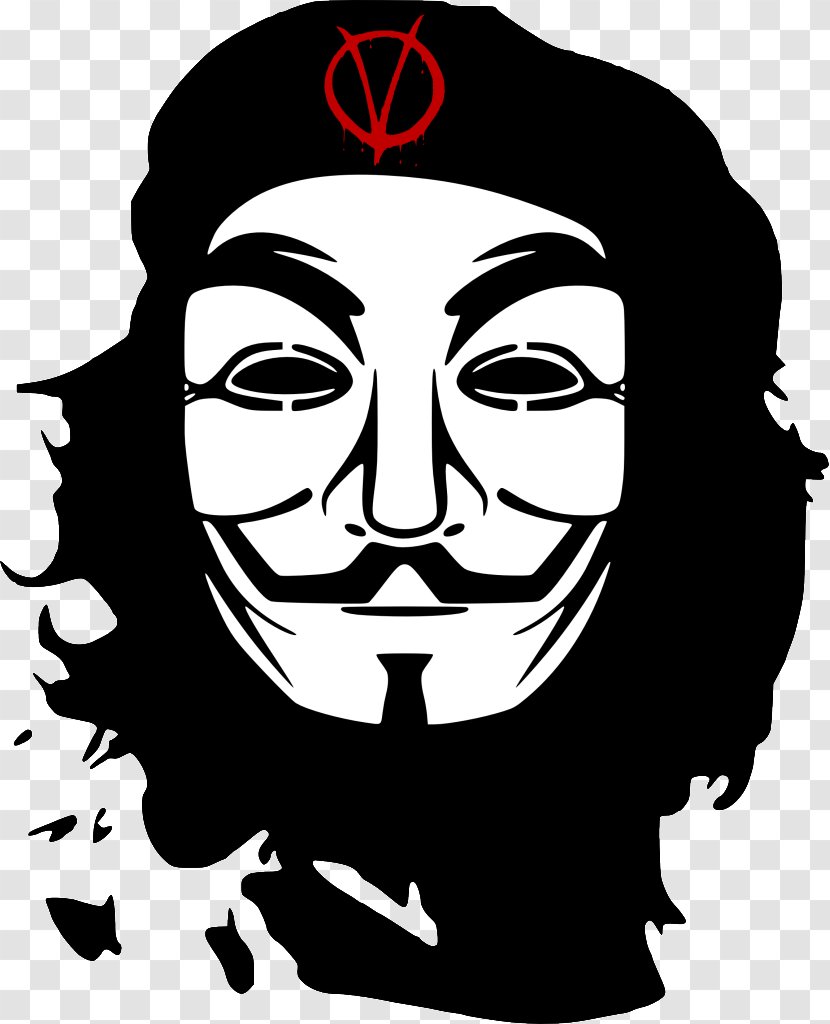 Guerrillero Heroico Cuban Revolution Guevarism Che Guevara In Fashion Revolutionary - Nose - V For Vendetta Transparent PNG