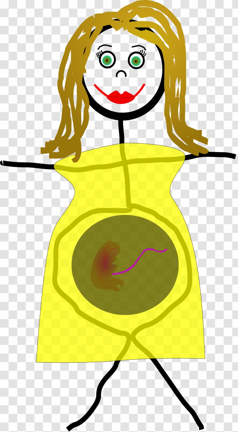 Pregnancy Drawing Cartoon Clip Art - Female - Pregnant Transparent PNG