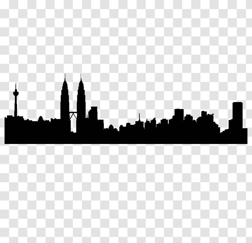 Kuala Lumpur Skyline Silhouette Tokyo - Royaltyfree - Vector Transparent PNG