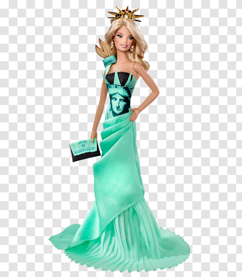 Statue Of Liberty Barbie Doll Toy Landmark Transparent PNG
