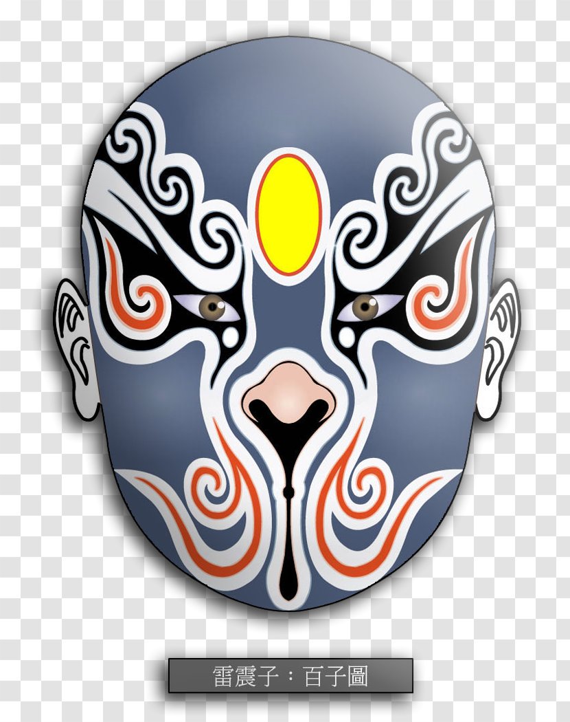 Chinese Opera Peking Mask Sichuan - Symbol Transparent PNG