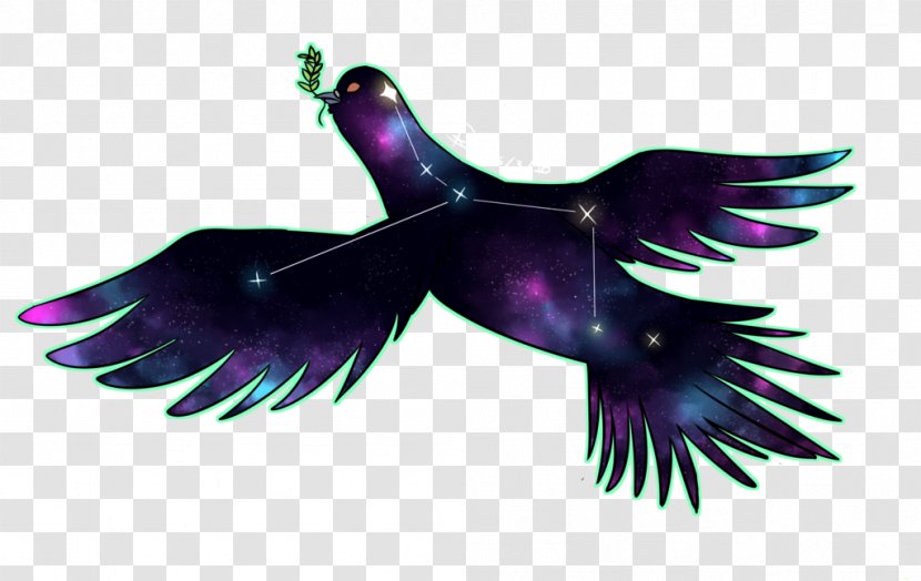 Feather Water Bird Beak Wing - Purple Transparent PNG