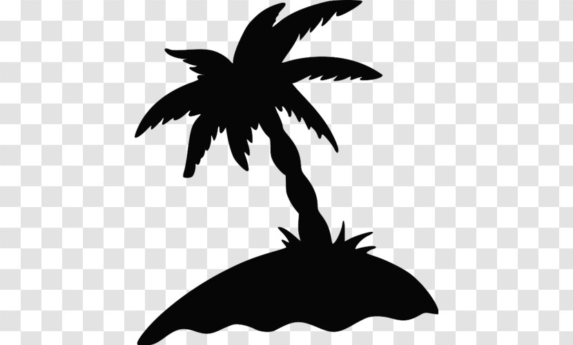 Silhouette Drawing Arecaceae Transparent PNG