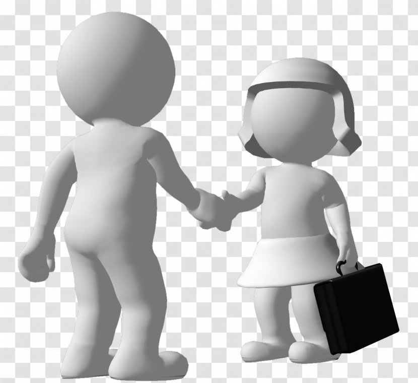 Handshake 3D Computer Graphics Service - Female - Welcome Transparent PNG
