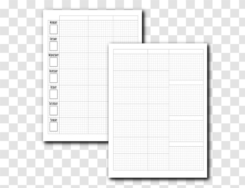 Paper Line Angle Notebook - Bullet Journal Transparent PNG