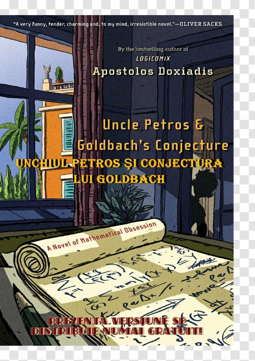 Uncle Petros And Goldbach's Conjecture Logicomix Red Dyed Hair Novel Mathematics - Text Transparent PNG