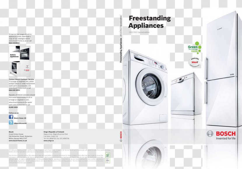 Clothes Dryer Home Appliance Robert Bosch GmbH Ascenta SHE3ARF-UC Washing Machines - Refrigerator Transparent PNG