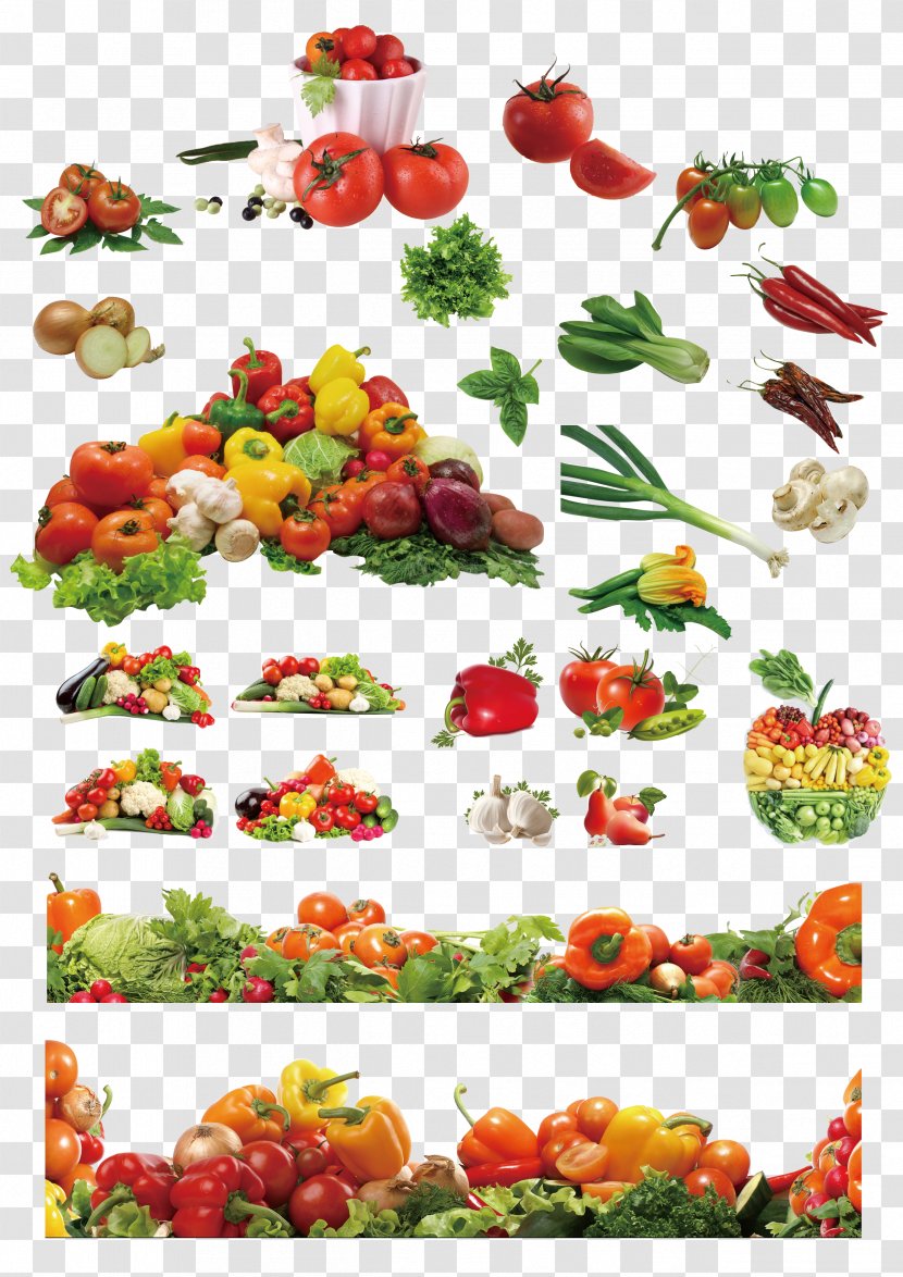 Vegetarian Cuisine Vegetable Tomato - Allium Fistulosum - Vegetables Without Button Transparent PNG