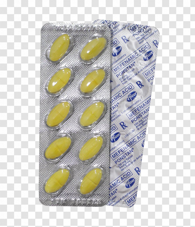 Mefenamic Acid Norgesic Tablet Pharmacy Pharmaceutical Drug - Pain Transparent PNG