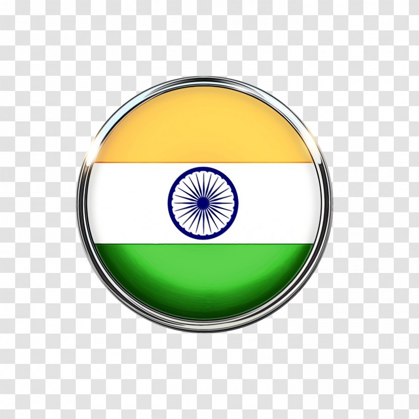 India Independence Day Green Background - Logo Button Transparent PNG