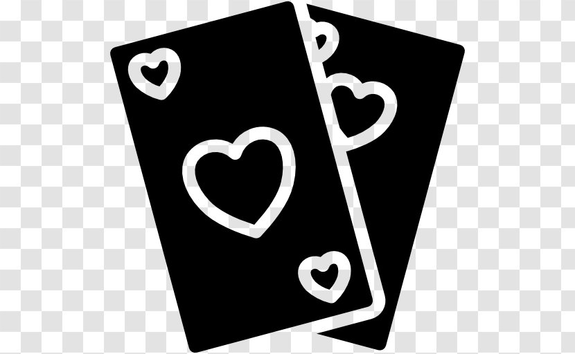 Playing Card - Silhouette - Flower Transparent PNG