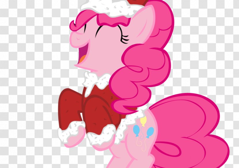 Pinkie Pie My Little Pony Rarity Christmas - Heart Transparent PNG