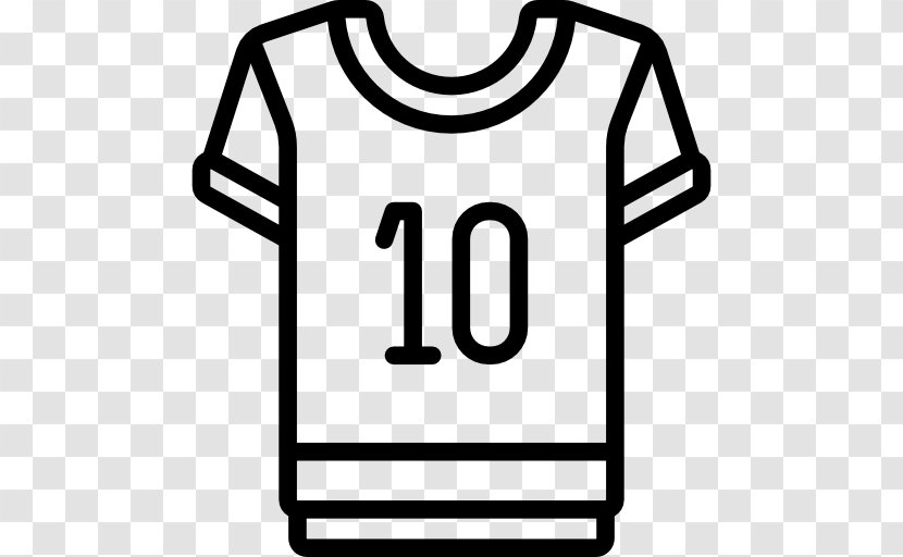 T-shirt Jersey Clip Art - Black And White Transparent PNG