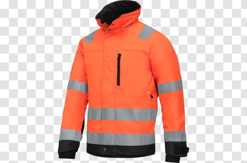 High-visibility Clothing Hoodie Jacket Workwear - Hood Transparent PNG