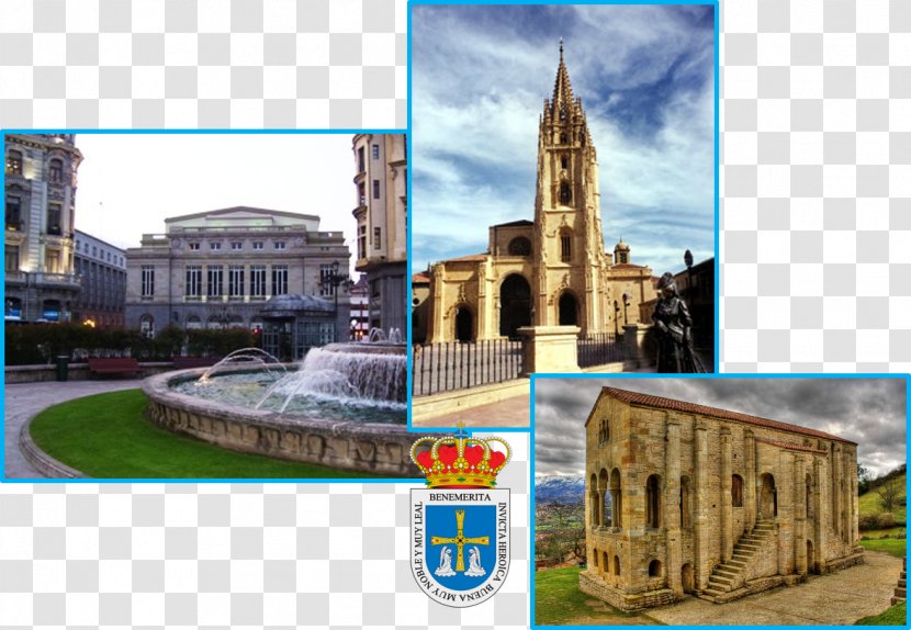 Oviedo Cathedral Middle Ages Tourism Medieval Architecture - Tourist Attraction Transparent PNG