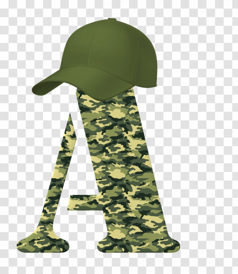 Military Camouflage Letter Alphabet - Tree - Exercito Transparent PNG