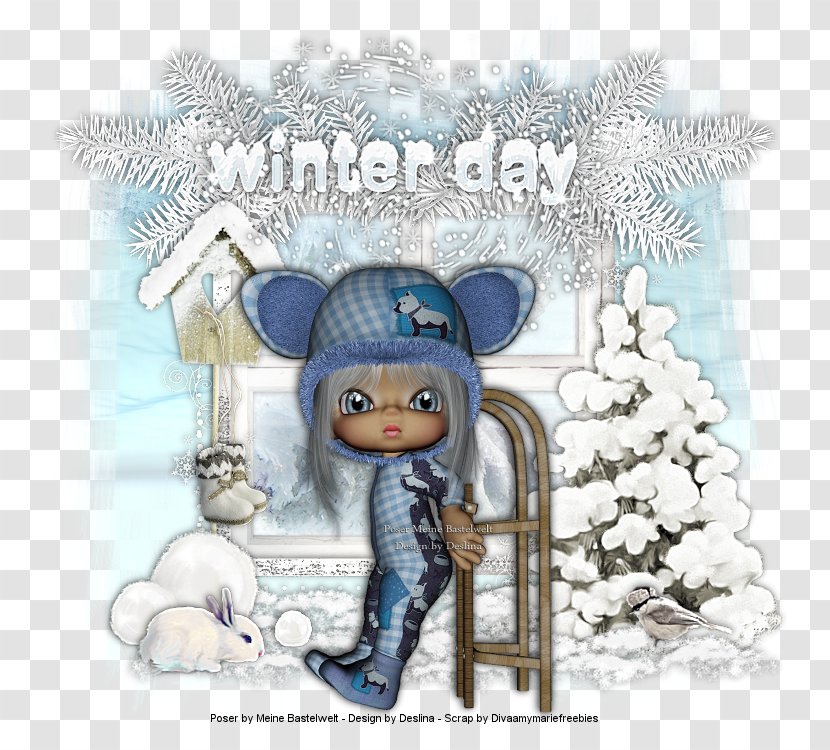 Christmas Snow Baby Cartoon Poster - Yard - Winter Tutorial Transparent PNG