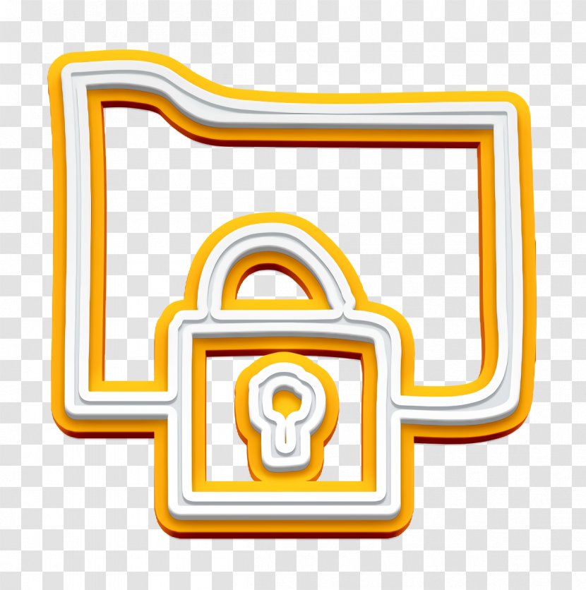 Folder Icon Locked Secret - Rectangle Symbol Transparent PNG