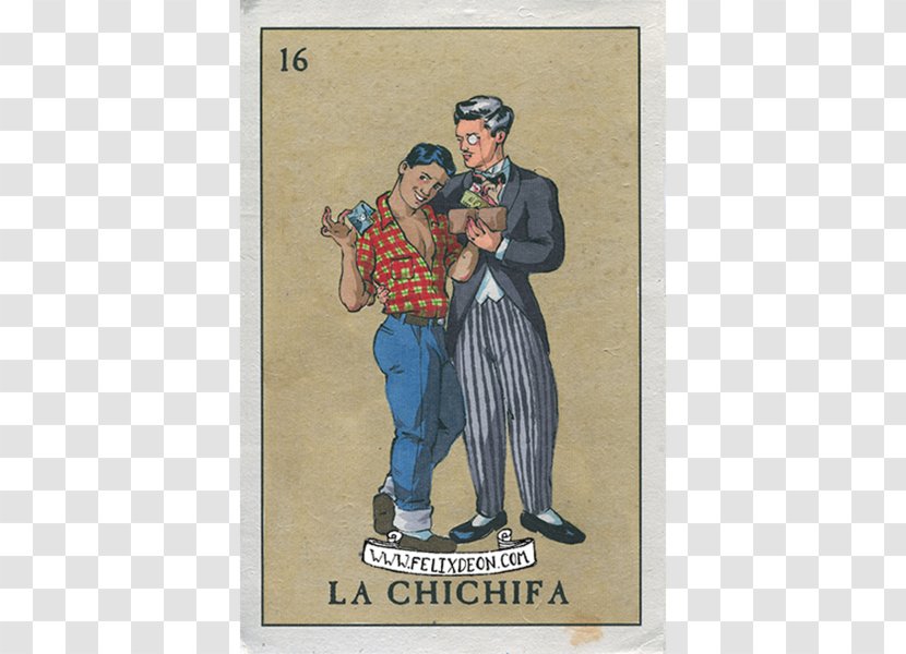Lotería Playing Card Queer Lottery - Poster - Vintage Transparent PNG