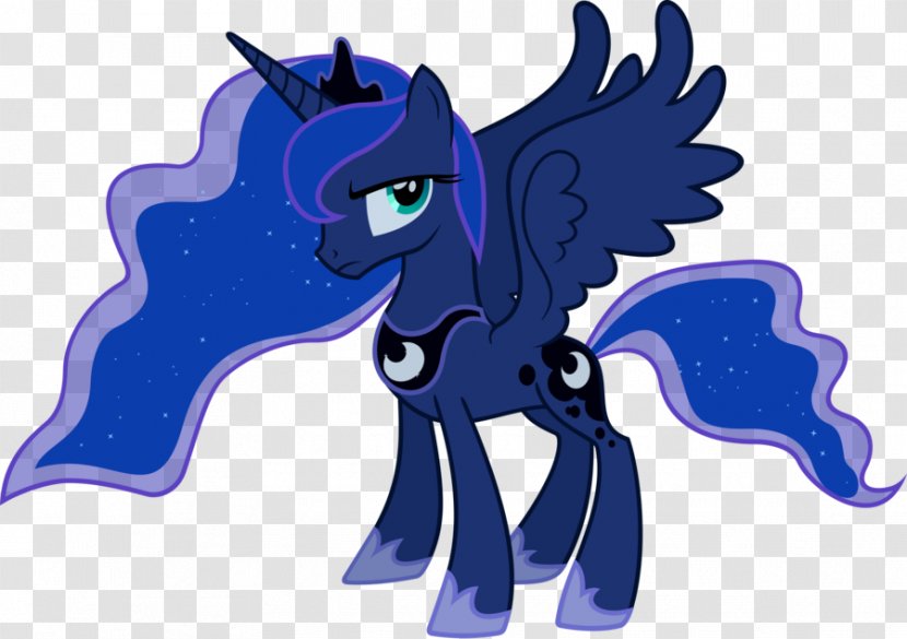 Princess Luna Celestia Twilight Sparkle Pony Pinkie Pie - Cobalt Blue - Beauty Night Transparent PNG