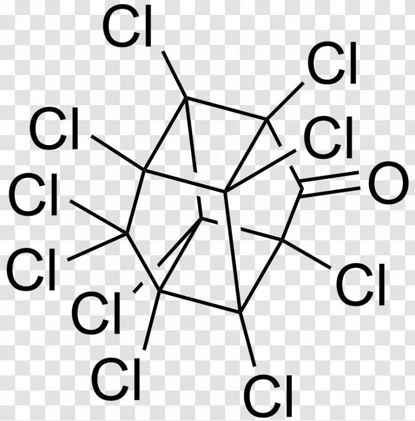 Kepone Organochloride Molecule Persistent Organic Pollutant Insecticide - Chemical Compound Transparent PNG