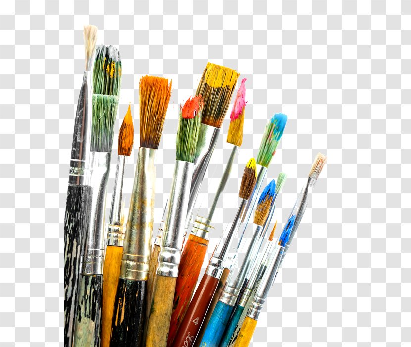 Paint Brushes Watercolor Painting - Art Transparent PNG