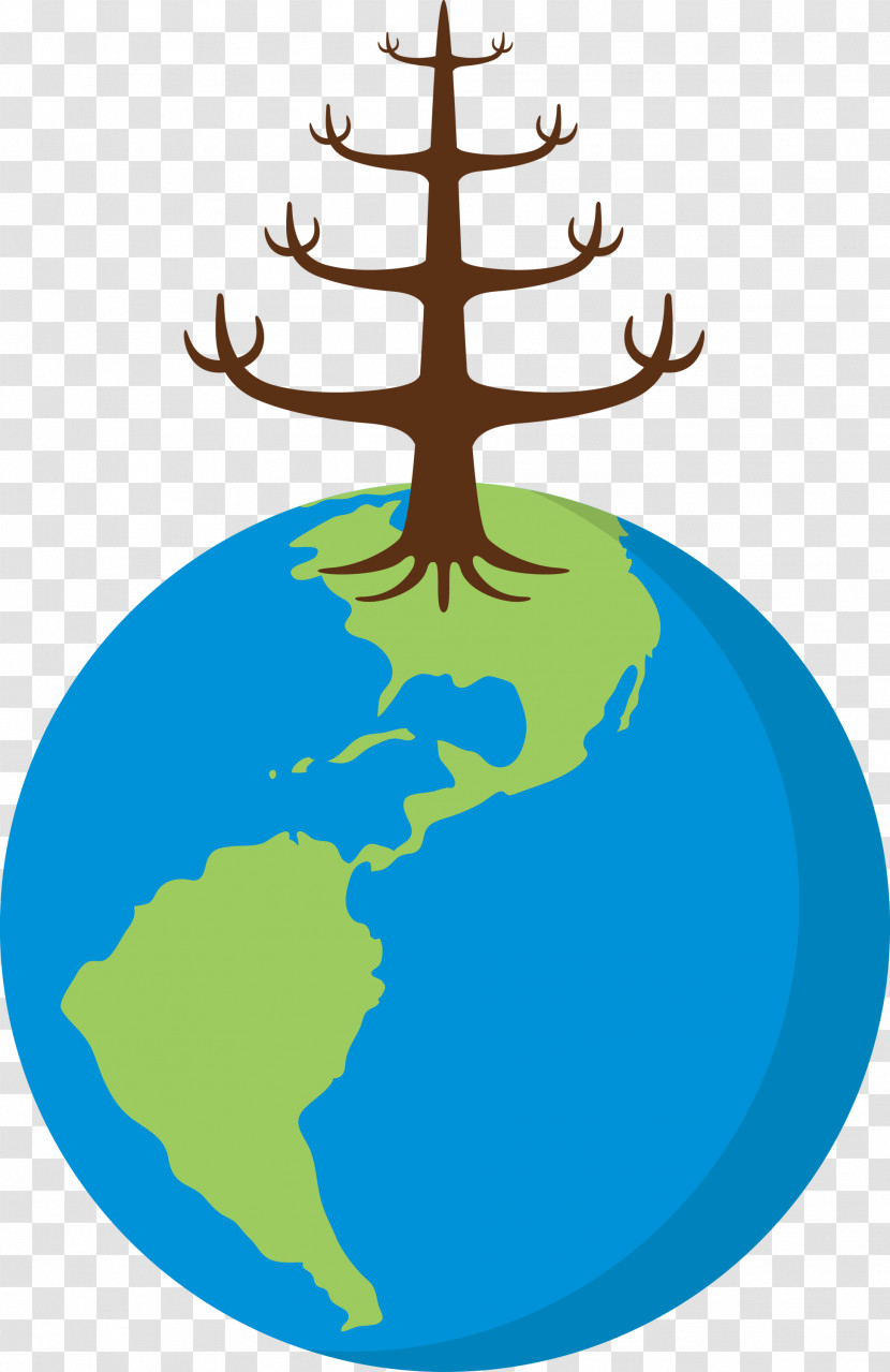 Earth Tree Go Green Transparent PNG