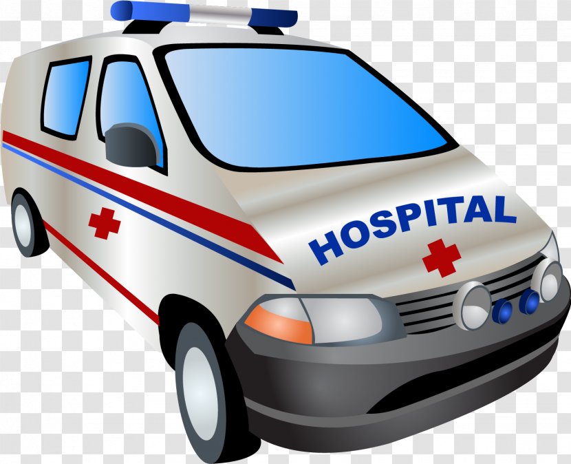 Ambulance Cartoon - Vehicle - Organization Model Car Transparent PNG