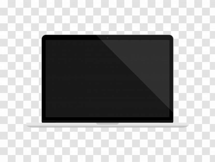 Black Brand White Pattern - And - Laptop Transparent PNG