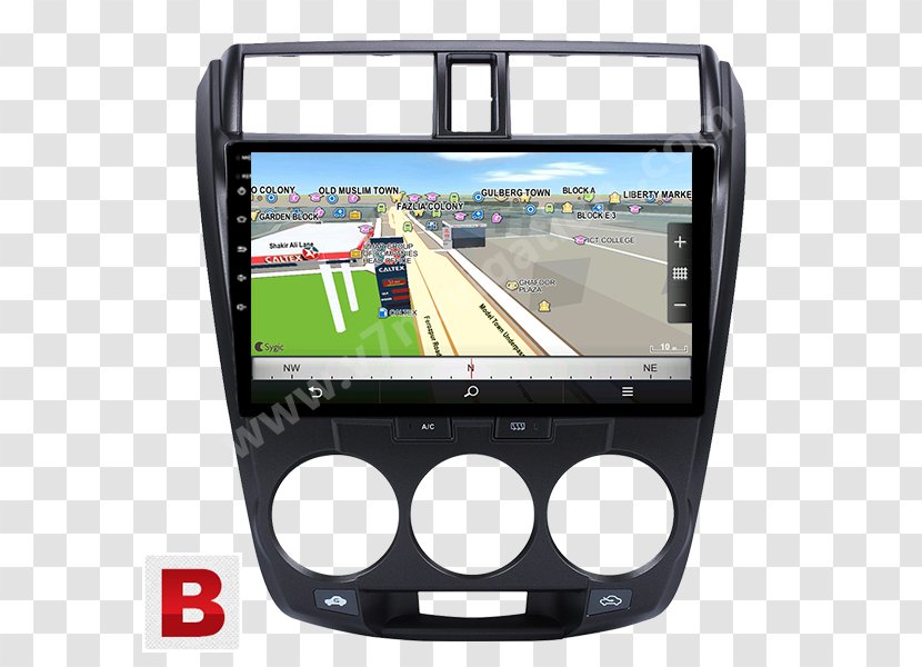 GPS Navigation Systems Car Honda City Automotive System - Electronics - Beauty Flyer Center Transparent PNG