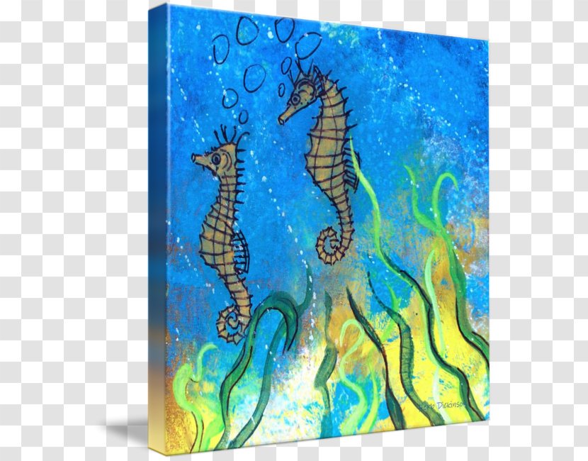 Seahorse Gallery Wrap Canvas Marine Biology - Syngnathiformes Transparent PNG