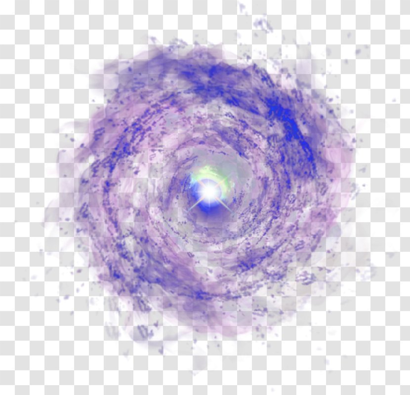 Spiral Galaxy Milky Way Clip Art - Purple - Blooming Halo Universe Transparent PNG