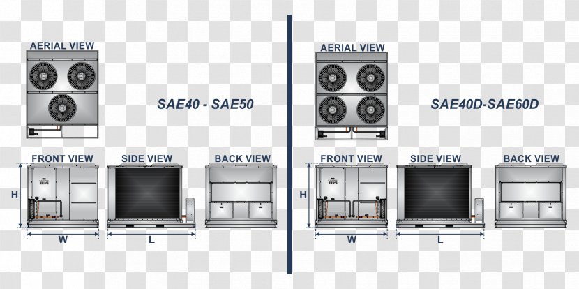 Chiller Air-cooled Engine Air Handler Conditioning - Multimedia - Electronics Transparent PNG