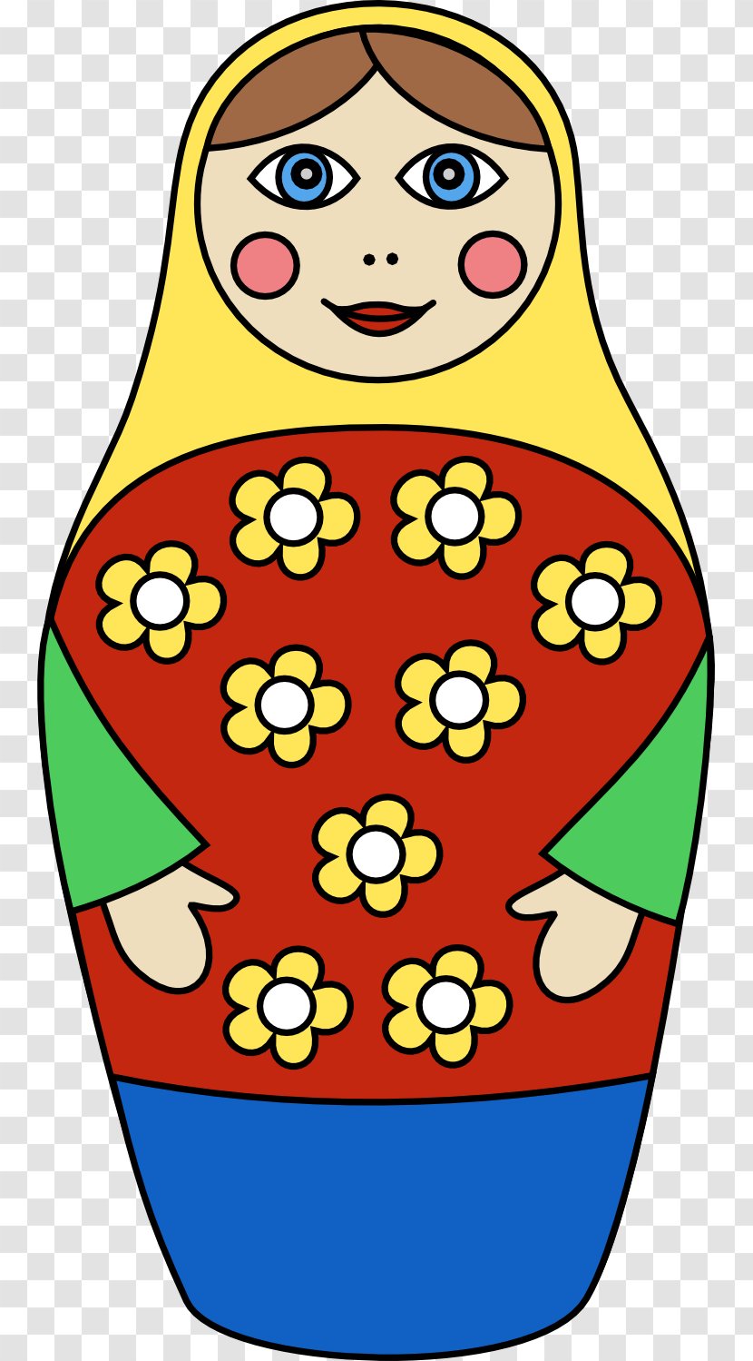 Matryoshka Doll Drawing Raster Graphics Clip Art - Smile - Digital Image Transparent PNG