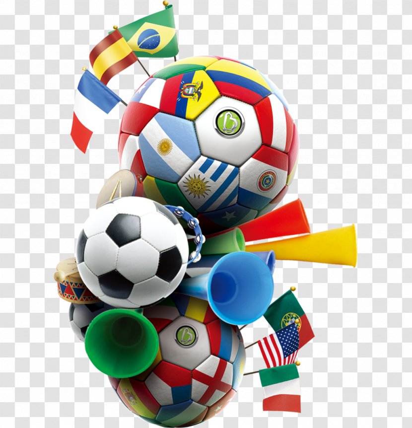 2014 FIFA World Cup Football Player Flag - Flyer - Colorful Transparent PNG