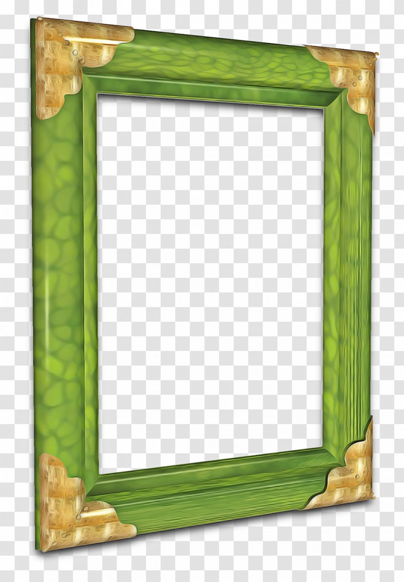 Background Green Frame - Picture Frames - Mirror Interior Design Transparent PNG