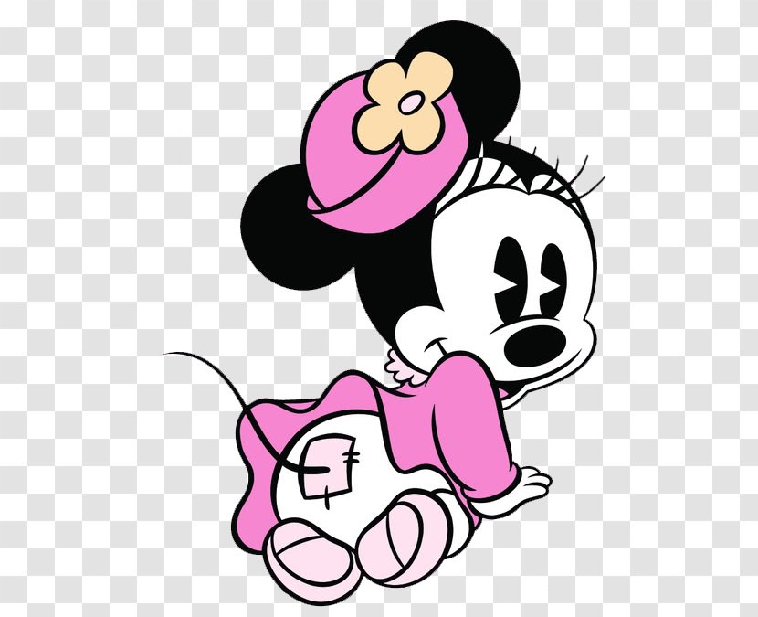 Minnie Mouse Mickey Pluto Daisy Duck Clip Art - Heart - Baby Cliparts Transparent PNG