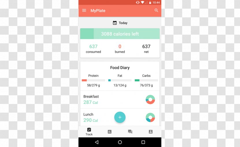 MyPlate Nutrition Calorie Diet Health - Text Transparent PNG