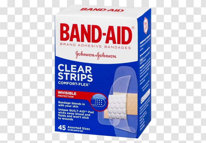 Johnson & Band-Aid Adhesive Bandage First Aid Supplies - Wound Transparent PNG