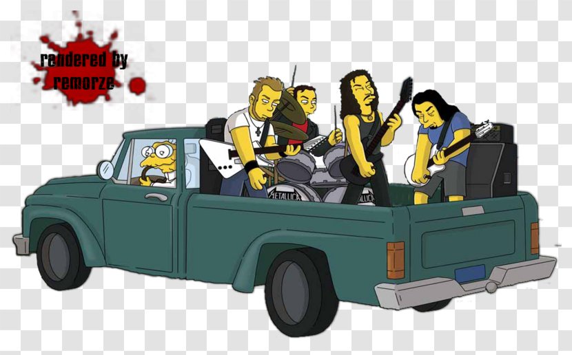 Bart Simpson Metallica Musician The Mook, Chef, Wife And Her Homer - Tree Transparent PNG