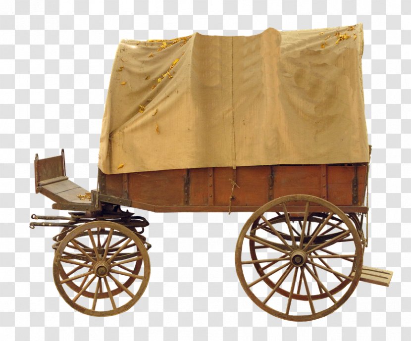 Covered Wagon Cart - Car Transparent PNG