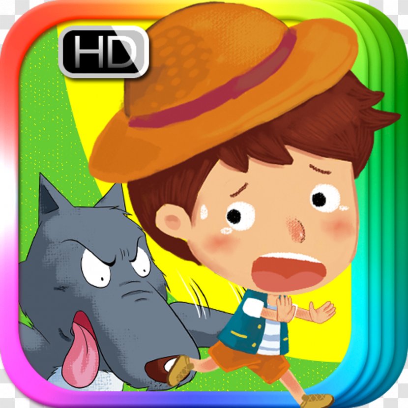 The Boy Who Cried Wolf Fairy Tale Interactive Children's Book - Storytelling Transparent PNG