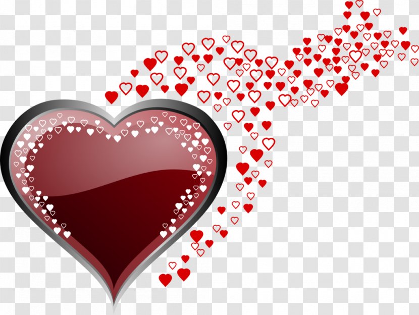 Valentine's Day Heart Clip Art - Download Icon Valentine Transparent PNG
