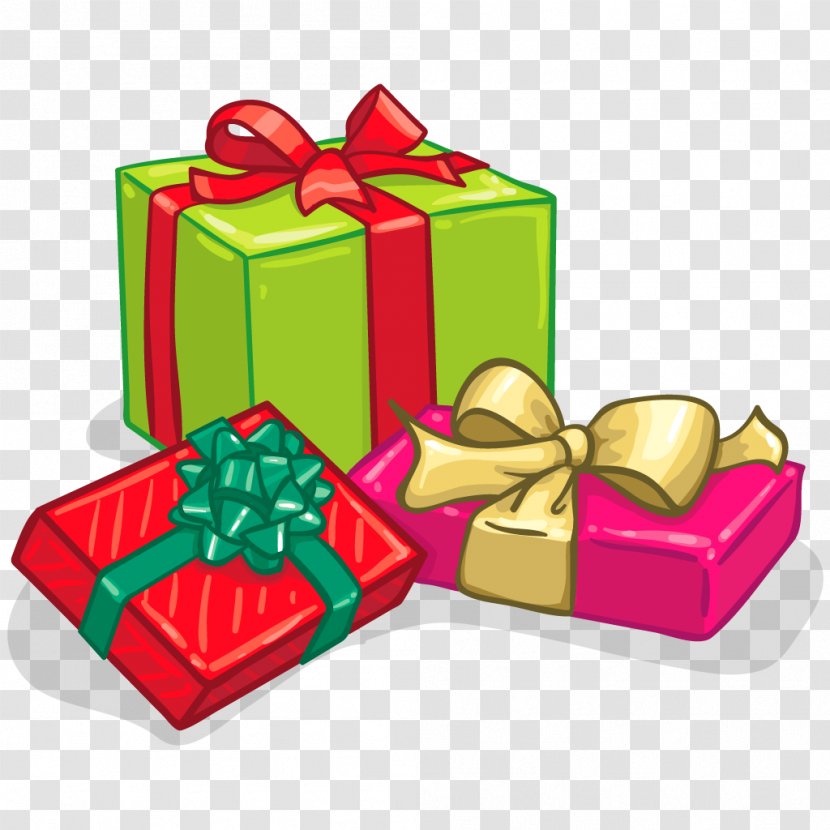 Gift Santa Claus Rudolph Christmas Tree - Box Transparent PNG