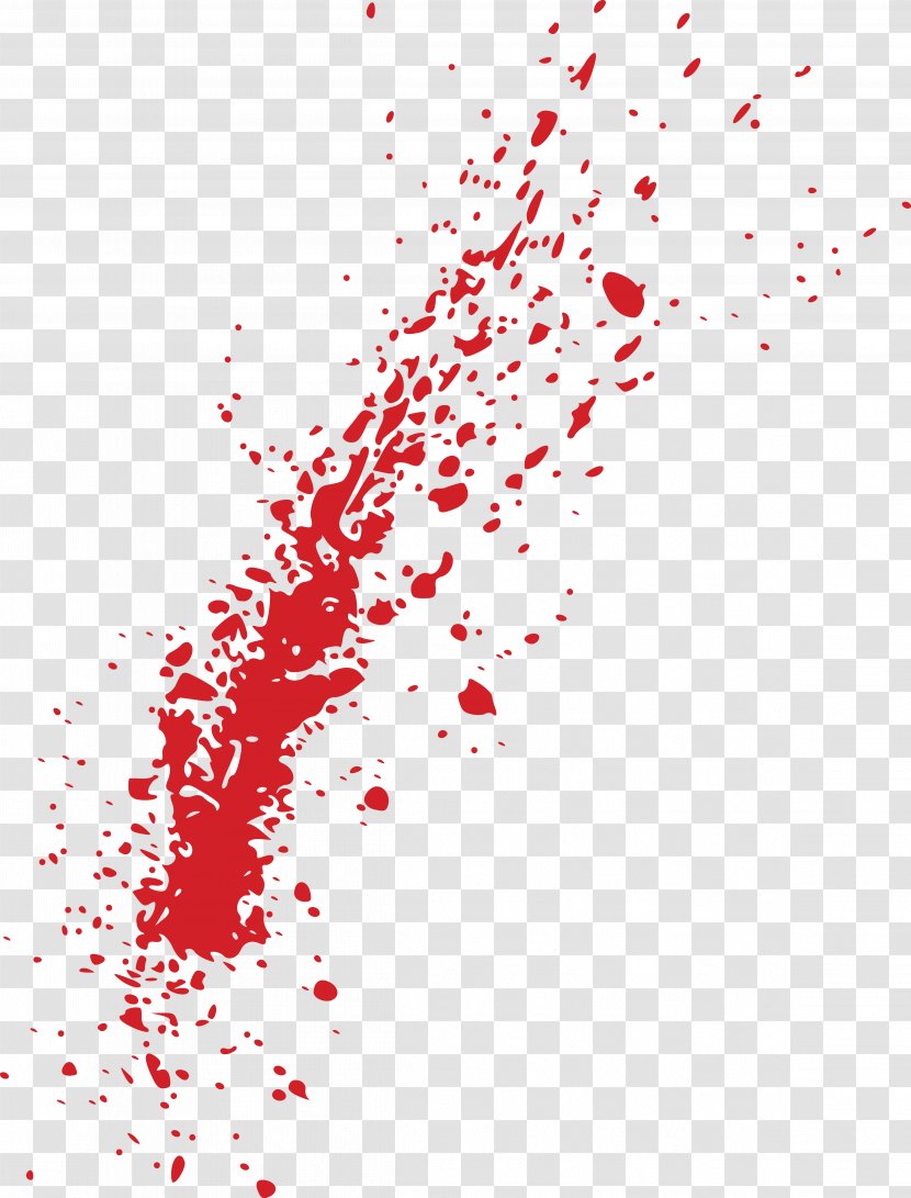 Spatter Blood Up - Jeremy - Petal Transparent PNG