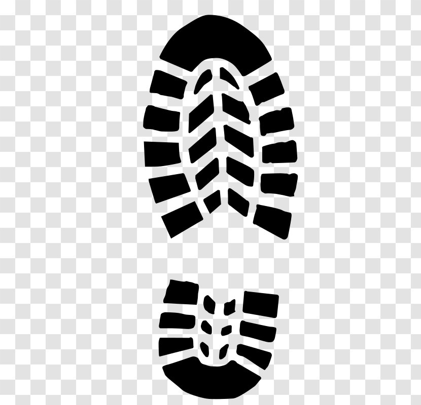Shoe Footprint Sneakers Clip Art - Symbol - Boot Transparent PNG