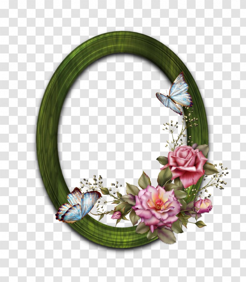 Paper Picture Frame - Flora - Floral Round Transparent Transparent PNG