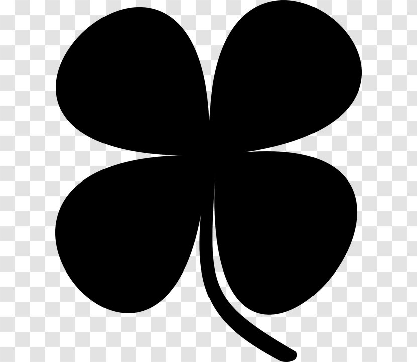 Shamrock Saint Patrick's Day Clip Art - Silhouette - Clover Vector Transparent PNG