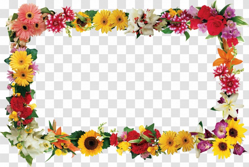 Flower Picture Frames Photography Clip Art - Petal - Frame Flowers Transparent PNG